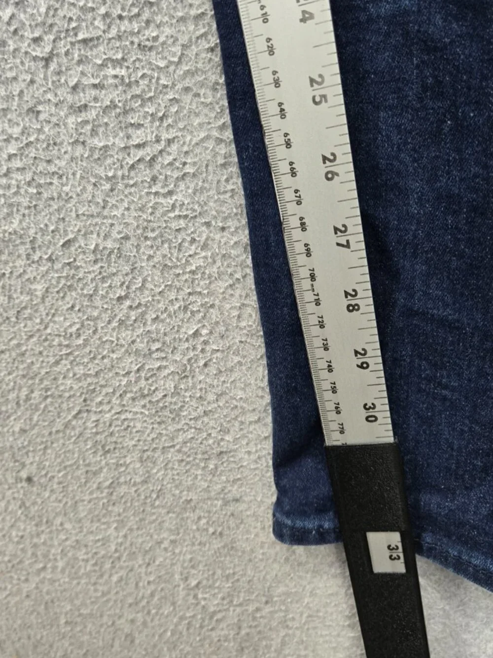 True Religion Men Jeans 32 Blue Rocco Relaxed Skinny Dark Wash 33